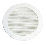 1" Round White Plastic Mini Soffit Vent