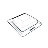 Duraflo 6050BL Roof Vent, 50 Square Inch, Black