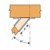 Simpson Strong Tie SUL26Z Z-Max Skewed 45 Left 2 by 6 Hanger