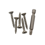 Rock-On 23306 9 by 1-1/4" Serrated Head Star Drive Cement Board Screws (750 Pack)