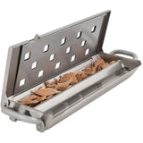 Stainless Steel Barbecue Smoker Box, with Sliding Lid