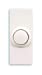 Heath Zenith SL-7393-02 Doorbell Wrls Push-Button Round, White