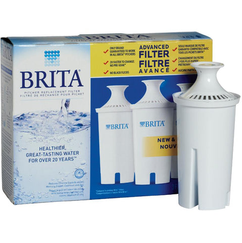 Replacement Filters for Brita Water Pitchers - 3 Pack