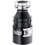 InSinkErator Food Waste Disposer, Badger 5, 1/2 HP Continuous Feed Garburator