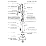 16" Cast Iron Hand Cistern Pump