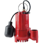 Red Lion RL-SC33T 115-Volt, 1/3 HP, 3350 GPH Cast Iron Sump Pump with Tethered Float Switch, Red, 14942744