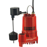 Red Lion RL-SC50V 115-Volt, 1/2 HP, 4300 GPH Cast Iron Sump Pump with Vertical Switch, Red, 14942747