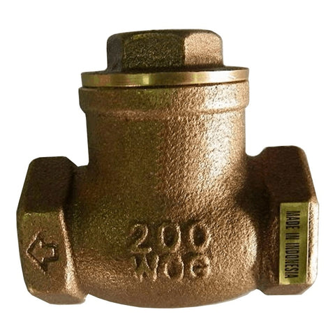 1/2" Swing Check Valve - Brass