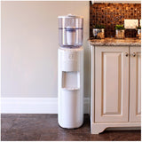 VITAPUR Top Load Floor Standing Room Cold Water Dispenser with Piano Push Buttons, White VWD2265W 1 Units