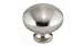 Richelieu Hardware - BP770175 - Contemporary Metal Knob - 770 - Brushed Chrome Finish