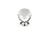 Richelieu Hardware BP87373014011 Pordenone Collection 1-3/16 in (30 mm), Contemporary Cabinet Knob, Crystal, Clear, Chrome