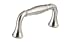 Richelieu Hardware BP79096195 Classic Metal Handle Pull ,3 7/9", Brushed Nickel