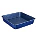 Granitestone Blue Bakeware Nonstick Square Baking Pan, Square Cake Pan, Brownie Pan ��� Large 9.5�۝ x 9.5�۝ x 2�۝ Size, Even Heat & Non-Warp Technology, Ultra Nonstick Mineral Coating, Dishwasher Safe