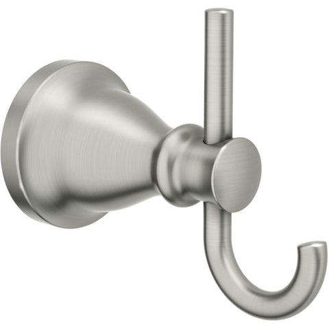 Hilliard Brushed Nickel Double Robe Hook