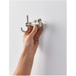 Hilliard Brushed Nickel Double Robe Hook