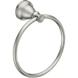 Hilliard Brushed Nickel Towel Ring