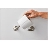 Hilliard Pivoting Brushed Nickel Toilet Paper Holder