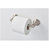 Hilliard Pivoting Brushed Nickel Toilet Paper Holder