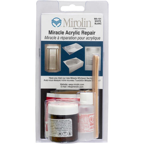 White Acrylic Tub and Shower Repair Kit