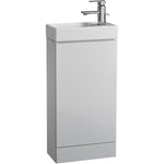 16 inch(s) Rylee Gloss White 1 Door Vanity