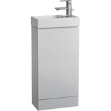 16 inch(s) Rylee Gloss White 1 Door Vanity