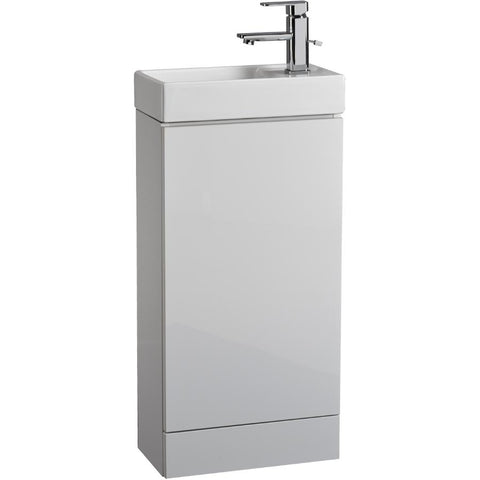 16 inch(s) Rylee Gloss White 1 Door Vanity