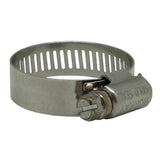 #16 1-1/4" Stainless Steel Hose Clamps - 25 Pack