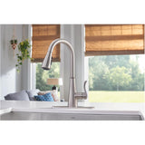 Hadley 1,2,3 or 4 Hole Pull Out Spot Resist Stainless Steel Faucet Deck with Soap Dispenser