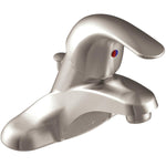 Moen WSL84502SRN One-Handle Low Arc Bathroom Faucet, Spot Resist Brushed Nickel