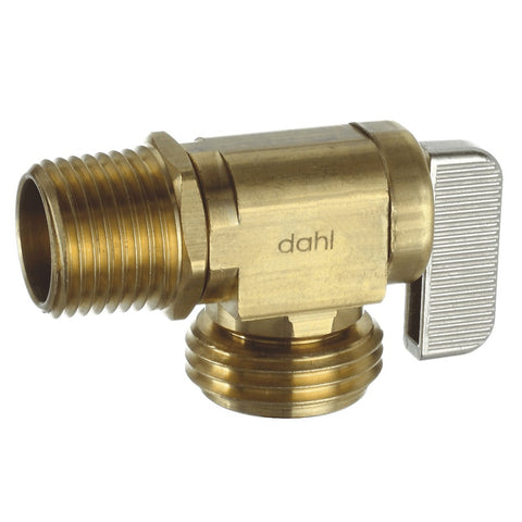 DAHL BROTHERS GIDDS-283395 Mini Ball Valve Sediment Faucet 1/2" Dual Mip x Copper, Lead Free