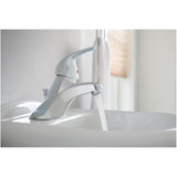 Moen WS84503 One-Handle Low Arc Bathroom Faucet, Chrome