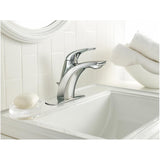 Moen WSL84533 Zarina 1-Lever Handle Lavatory Faucet, Chrome