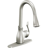 Moen CA87006SRS Kitchen Faucet with Pullout Spray from The Boutique Collection, Spot Resist Stainless