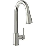 Urbania Single Handle Pull-Down Kitchen Faucet - with Pause Button, Brushed Nickel