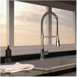 Professio Single Handle Pull-Down Kitchen Faucet - Chrome