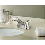 Moen 84603 Adler Chrome Two Handle Bathroom Faucet 4 in. Centerset 2