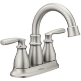 Hilliard 3 Hole Spot Resist Brushed Nickel 2 Lever Handle Lavatory Faucet