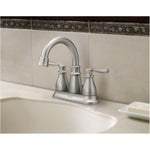 Hilliard 3 Hole Spot Resist Brushed Nickel 2 Lever Handle Lavatory Faucet