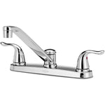 Merton 2 Handle Kitchen Faucet - with Low Arc Spout, Chrome