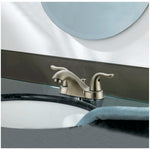 Merton 2 Handle Centerset Lavatory Faucet - Brushed Nickel