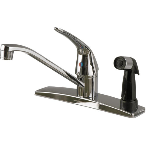 Oralie Single Handle Kitchen Faucet - with Side Spray, Chrome