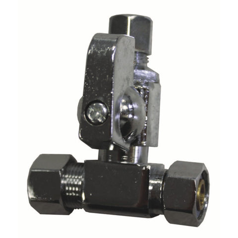1/4 inch(s) x 3/8 inch(s) x 3/8 inch(s) Compression Tee Valve