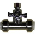 1/2 inch(s) x 1/2 inch(s) Push 'N' Connect x 3/8 inch(s) O.D. Compression Stop Valve Tee