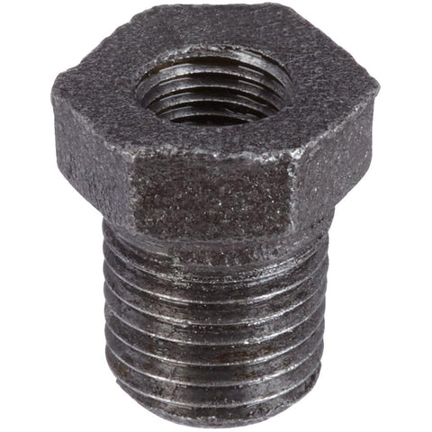 1/4" x 1/8" Black Iron Hex Bushing