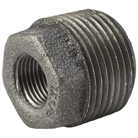 1" x 3/4" Black Iron Hex Bushing