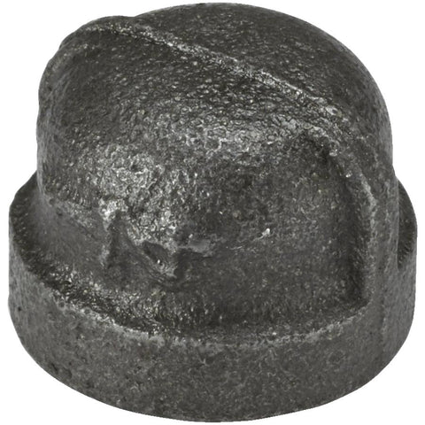 1/4" Black Iron Cap