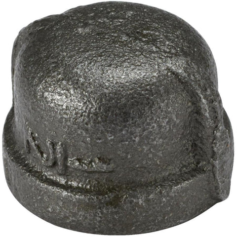 1/2" Black Iron Cap