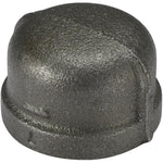 1" Black Iron Cap