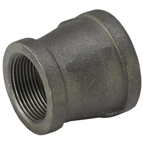 1" x 3/4" Black Iron Reducing Coupling