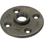 1/2" Black Iron Floor Flange